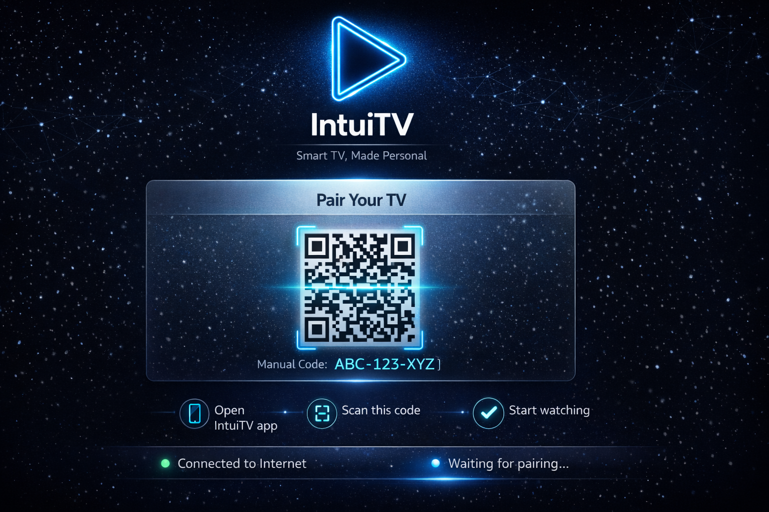 Pair Your TV with IntuiTV - QR Code Setup